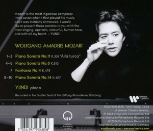 Yundi - Mozart: The Sonata Project - Salzburg (CD)