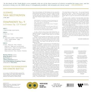 Simon Rattle & Wiener Philharmoniker - Beethoven: Symphony No. 9 (Limited Edition, Gold Coloured) (2 x Vinyl)