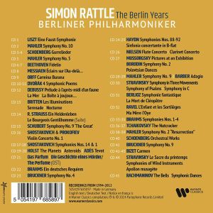 Simon Rattle & Berliner Philharmoniker - The Berlin Years: Complete Warner Recordings (45CD boxset)