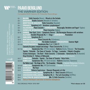 Paavo Berglund - The Warner Edition: Complete EMI Classics & Finlandia Recordings (42CD boxset)