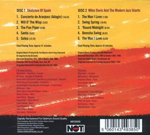 Miles Davis - Sketches Of Spain' and 'Miles Davis And The Modern Jazz Giants' (2CD)