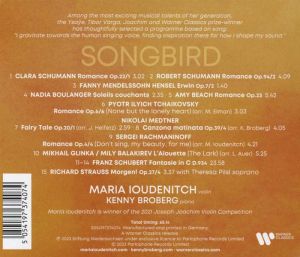 Maria Ioudenitch - Songbird (CD)