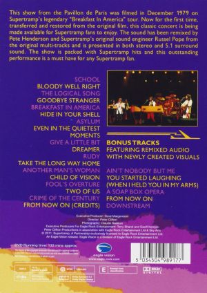 Supertramp - Live In Paris 1979 (DVD-Video)