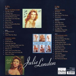 Julie London - Three Original Hit Albums + bonus tracks (Julie Is Her Name, Lonely Girl & Calendar Girl) (2 x Vinyl)