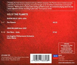 Zubin Mehta, Los Angeles Philharmonic - Holst: The Planets & John Williams:: Star Wars Suite [ CD ]