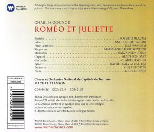 Orchestre National du Capitole de Toulouse, Michel Plasson - Gounod: Romeo Et Juliette (4CD box)