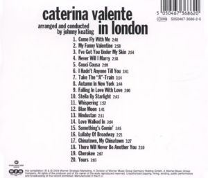 Caterina Valente - Caterina Valente In London [ CD ]