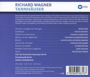 Daniel Barenboim, Staatskapelle Berlin - Wagner: Tannhauser (3CD box)