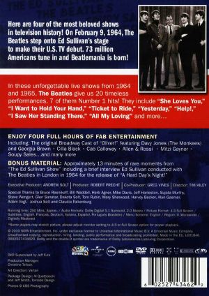 Beatles - The Four Complete Historic Ed Sullivan Starring The Beatles (2 x DVD-Video)