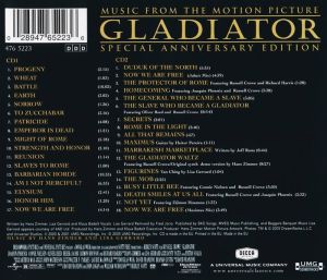 Hans Zimmer and Lisa Gerrard - Gladiator (Special Anniversary Edition) (Music From The Motion Picture) (2CD)