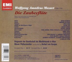 Herbert von Karajan, Wiener Philharmoniker - Mozart: Die Zauberflote (The Magic Flute) (2CD)