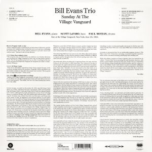 Bill Evans Trio - Sunday At The Village Vanguard (Limited Edition + 1 bonus track) ( Vinyl)