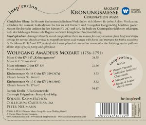 Collegium Cartusianum, Peter Neumann - Mozart,: Coronation Mass [ CD ]