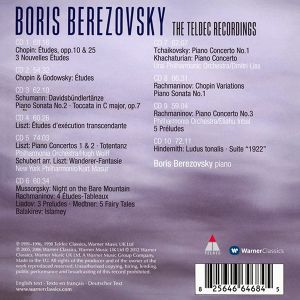 Boris Berezovsky - The Teldec Recordings (10CD box)