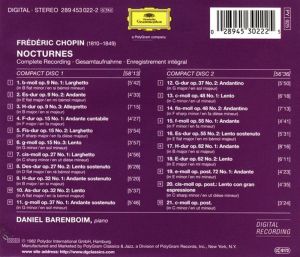 Daniel Barenboim - Chopin: The Complete Nocturnes (2CD)