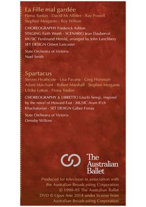 Australian Ballet - The Beauty Of Ballet (Coppelia, Giselle, Manon, La Fille mal Gardee, Spartacus) (5 x DVD-Video)