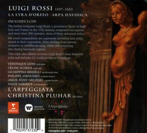 Christina Pluhar, L'Arpeggiata - Luigi Rossi: La Lyra d’Orfeo & Arpa Davidica (3CD)