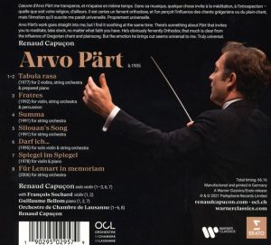 Gautier Capucon - Arvo Part: Tabula Rasa (CD)