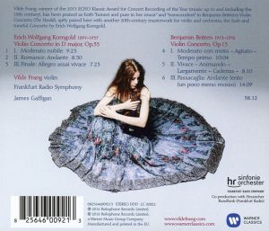 Vilde Frang - Violin Concertos - Korngold & Britten [ CD ]