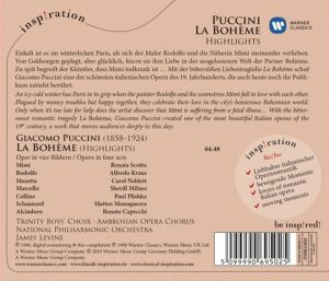 National Philharmonic Orchestra, James Levine - Puccini: La Boheme (Highlights) [ CD ]