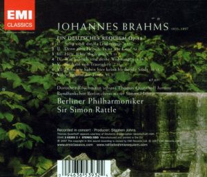 Simon Rattle, Berliner Philharmoniker - Brahms: Ein Deutsches Requiem [ CD ]