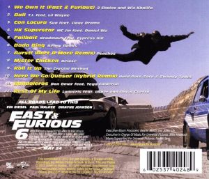 Fast & Furious 6 (Original Motion Picture Soundtrack) - Various[ CD ]