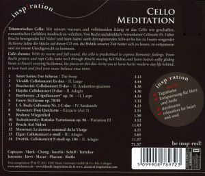 Cello Meditation: Bach, Vivaldi, Dvorak.. - Various Artists [ CD ]