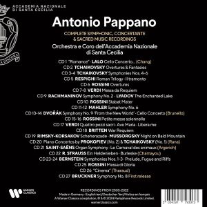 Antonio Pappano - The Complete Symphonic, Concertante & Sacred Music Recordings With Santa Cecilia (27CD boxset)