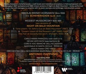 Antonio Pappano, Orchestra dell'Accademia Nazionale di Santa Cecilia - Rimsky-Korsakov: Scheherazade & Mussorgsky: Night On Bald Mountain (CD)