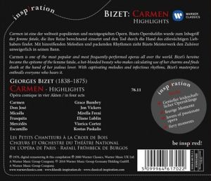 Orchestre du Theatre National de l'Opera de Paris, Rafael Frühbeck de Burgos - Bizet: Carmen [Highlights] [ CD ]