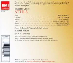 La Scala Orchestra, Riccardo Muti - Verdi: Attila (3CD)