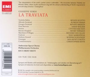 Ambrosian Opera Chorus, Philharmonia Orchestra, Riccardo Muti - Verdi: La Traviata (2CD)