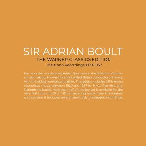 Adrian Boult - The Warner Classics Edition (CD)