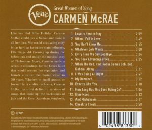 Carmen McRae - Great Women Of Song [ CD ]