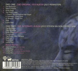 Emerson, Lake & Palmer - Emerson, Lake & Palmer (Deluxe Remastered Edition) (2CD)