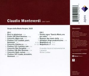Ensemble Vocal et Instrumental de Lausanne, Michel Corboz - Claudio Monteverdi: Vespro Della Beata Vergine 1610 (2CD)