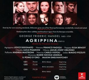 Joyce DiDonato, Il Pomo d'Oro, Maxim Emelyanychev - Handel: Agrippina (3CD)