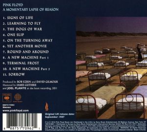 Pink Floyd - A Momentary Lapse Of Reason (Digisleeve) [ CD ]