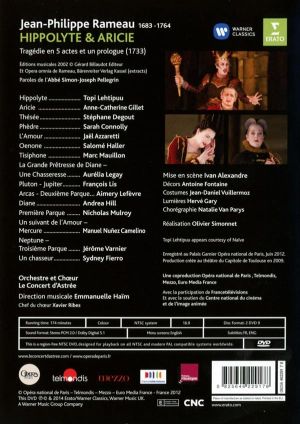 Le Concert d'Astree, Emmanuelle Haim - Jean Philippe Rameau: Hippolyte Et Aricie (2 x DVD-Video)