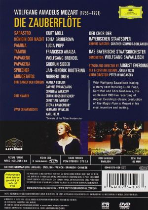 Lucia Popp, Edita Gruberova, Bayerisches Staatsorchester, Wolfgang Sawallisch - Mozart: Die Zauberflote (DVD-Video)