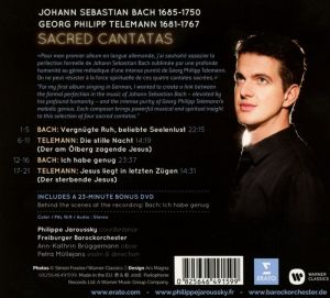 Philippe Jaroussky, Freiburger Barockorchester - Bach, J. S. & Telemann, G. - Sacred Cantatas (CD with DVD)