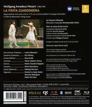 Erin Morley, Carlo Allemano, Le Concert d'Astree, Emmanuelle Haim - Mozart: La Finta Giardiniera (Blu-Ray)