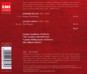 London Symphony Orchestra, London Philharmonic Orchestra, Adrian Boult - Holst: The Planets & Elgar: Enigma Variations [ CD ]