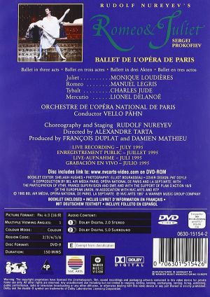 Paris Opera Ballet - Prokofiev: Romeo & Juliet (DVD-Video)