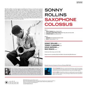 Sonny Rollins - Saxophone Colossus (Limited Edition, William Claxton Collection) (Vinyl)