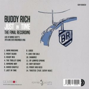 Buddy Rich - Just In Time: The Final Recording (Live At Ronnie Scott's 19th & 20th November 1986) [ CD ]