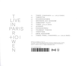 Tinariwen - Live In Paris 2014 (CD)