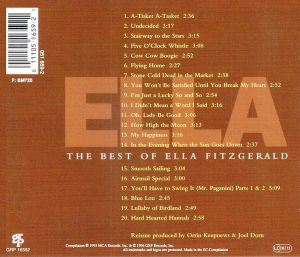 Ella Fitzgerald - The Best of Ella Fitzgerald [ CD ]