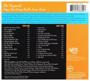 Ella Fitzgerald - Sings The Irving Berlin Songbook (Verve Master Edition) (2CD)