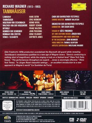 Orchester der Bayreuther Festspiele, Colin Davis - Richard Wagner: Tannhaeuser (2 x DVD-Video)